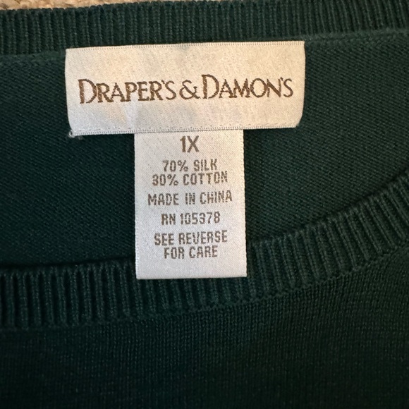 Vintage Drapers & Damon’s Silk Blend Blouse - Picture 3 of 6